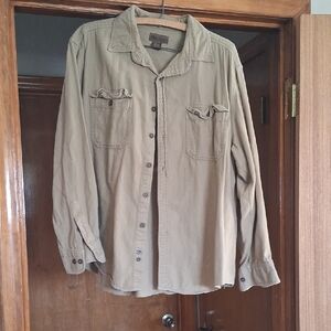 Faded Glory Men's Khaki Shirt Jacket